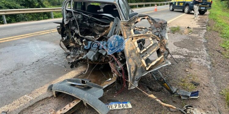 Gravíssimo acidente é registrado na Curva do km 433 na BR 364