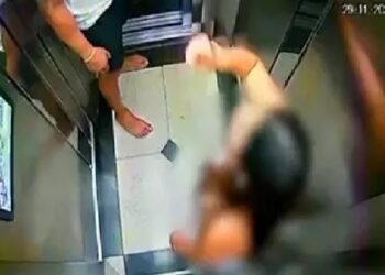 Vídeos mostram agressões momentos antes de mulher morrer após cair do 10º andar de prédio