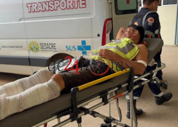 Homem é agredido por grupo criminoso e sofre fraturas nas pernas