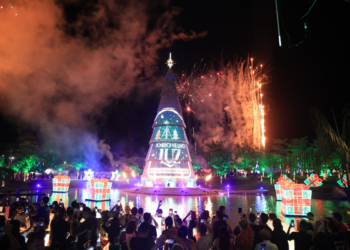 Decoração do Parque da Cidade é prorrogada e segue encantando o público até 11 de janeiro