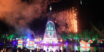 Decoração do Parque da Cidade é prorrogada e segue encantando o público até 11 de janeiro