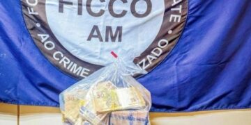 FICCO/AM faz prisão em flagrante e apreensão de aproximadamente R$ 800 mil