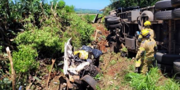 Três pessoas da mesma família morrem em acidente no Noroeste do RS; vítimas são pai, mãe e filho