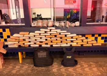 PRF e Força Tática apreendem 73 kg de skunk após perseguição em Rondonópolis