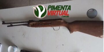 PM apreende armas e drogas em propriedade rural