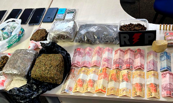 POLÍCIA MILITAR APREENDE MAIS DE 3 KG DE ENTORPECENTES E CONDUZ SUSPEITOS POR TRÁFICO