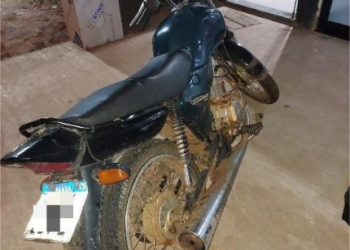 POLÍCIA MILITAR RECUPERA MOTOCICLETA FURTADA DURANTE DILIGÊNCIAS EM CACOAL