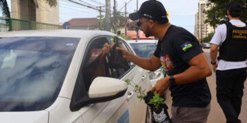 Ação de conscientização ambiental marca o inicio da campanha contra as queimadas, em Porto Velho