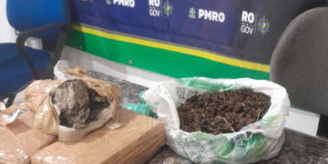 POLÍCIA MILITAR APREENDE MAIS DE 3 KG DE MACONHA EM AÇÃO INTEGRADA EM CACOAL