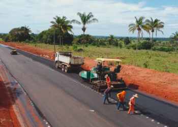Rodovia-494 recebe nova pavimentação do governo de RO, entre Primavera de Rondônia e Querência do Norte