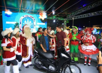 Programação de Natal encerra com sorteio de motocicleta no Parque da Cidade
