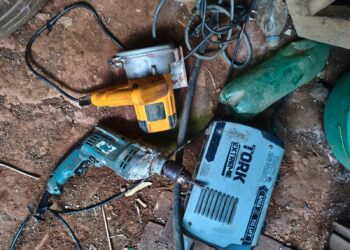 10º BPM – POLÍCIA MILITAR  RECUPERA OBJETOS FURTADOS DE OBRA DA PREFEITURA MUNICIPAL EM NOVA BRASILÂNDIA DO OESTE