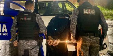 10º BPM – Polícia Militar em Rolim de Moura recupera motocicleta roubada e prende criminoso.