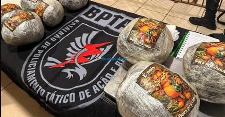 Polícia apreende 9 kg de maconha e prende um em casa usada para tráfico