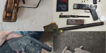 PM apreende armas artesanais produzidas clandestinamente em Ji-Paraná