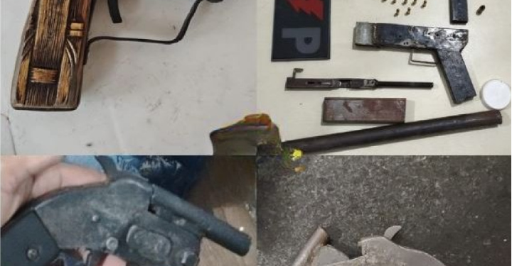 PM apreende armas artesanais produzidas clandestinamente em Ji-Paraná