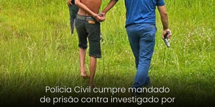 POLÍCIA CIVIL CUMPRE MANDADO DE PRISÃO CONTRA INVESTIGADO POR ESTUPRO DE VULNERÁVEL EM PORTO VELHO