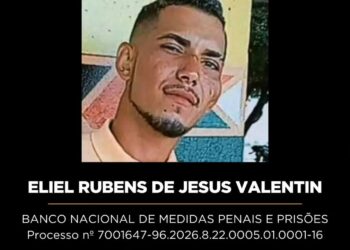 FORAGIDO DA JUSTIÇA ELIEL RUBENS DE JESUS VALENTIN