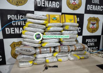 “De olho no alvo: DENARC prende traficante com 37 kg de drogas em operação federal”.