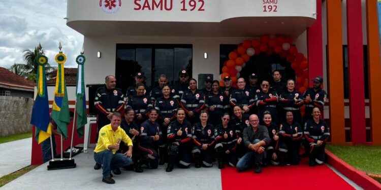 Inaugurado novo prédio do SAMU em Machadinho d’Oeste com recursos destinados por Luizinho Goebel
