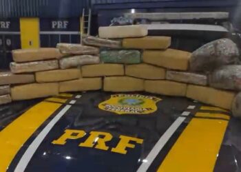 PRF em Rondônia apreende aproximadamente 25 kg de droga em Vilhena