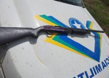 PATRULHA RURAL DA PMRO APREENDE ARMAMENTO NO SÃO LOURENÇO