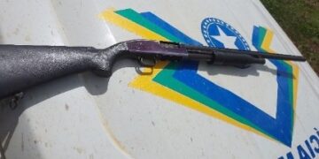 PATRULHA RURAL DA PMRO APREENDE ARMAMENTO NO SÃO LOURENÇO