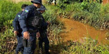 Corpo é encontrado em córrego no setor 04