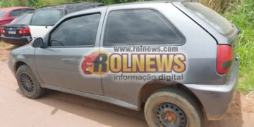 Fuga, invasão de casa e cerco policial: carro furtado em Santa Luzia é recuperado e suspeito preso em Cacoal