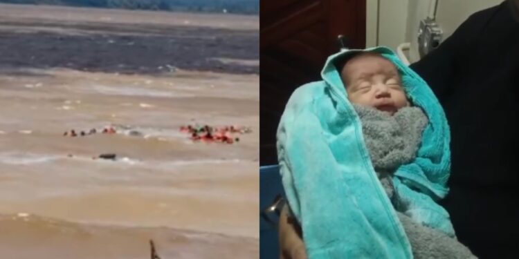 Amazonas “Foi Deus”: recém-nascido é resgatado dentro de cooler durante naufrágio no Encontro das Águas