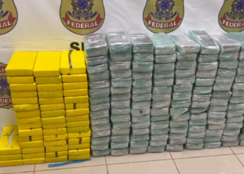 PF apreende 199 kg de cocaína e pasta base em abordagem na Região Metropolitana de Curitiba