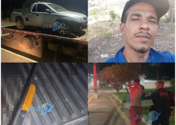 Furto de Montana termina com troca de tiros, um suspeito morto, outro preso e veículo recuperado