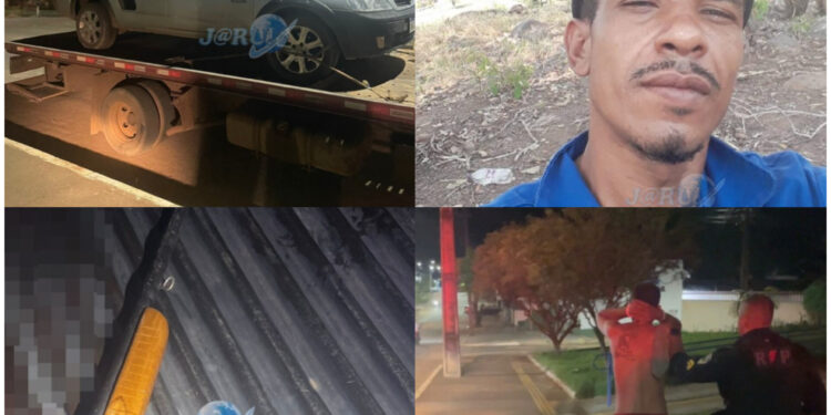 Furto de Montana termina com troca de tiros, um suspeito morto, outro preso e veículo recuperado