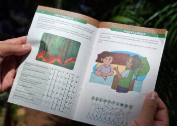 Cartilhas vão garantir diversão e educação ambiental para jovens e crianças