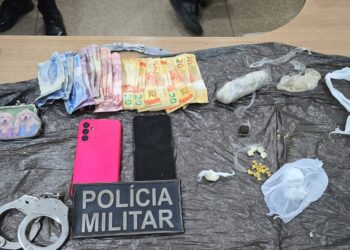 PMRO PRENDE MULHER POR TRÁFICO DE DROGAS DURANTE DILIGÊNCIA EM NOVA MAMORÉ