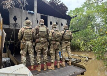 PF e IBAMA realizam Operação Iterum contra o garimpo ilegal no Rio Madeira