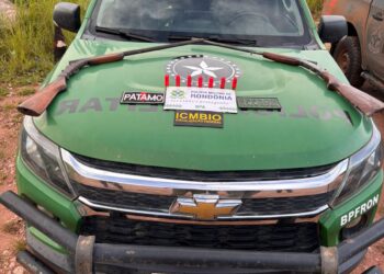 POLÍCIA MILITAR APREENDE ARMAS DE FOGO DURANTE OPERAÇÃO INTEGRADA NA RESERVA SÃO LOURENÇO