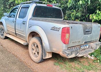 CAMIONETE FURTADA NA ZONA SUL DE PORTO VELHO É RECUPERADA DURANTE OPERAÇÕES PROTETOR DAS DIVISAS E FRONTEIRAS E VESÚVIO