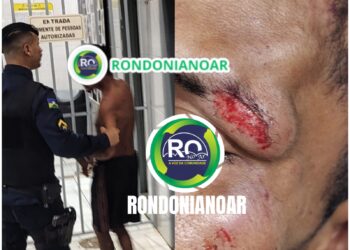 “AGRESSOR LEVA SURRA DA MULHER E COBRA ‘JOÃO DA PENHA’: Marido bêbado é preso após briga em Porto Velho!”