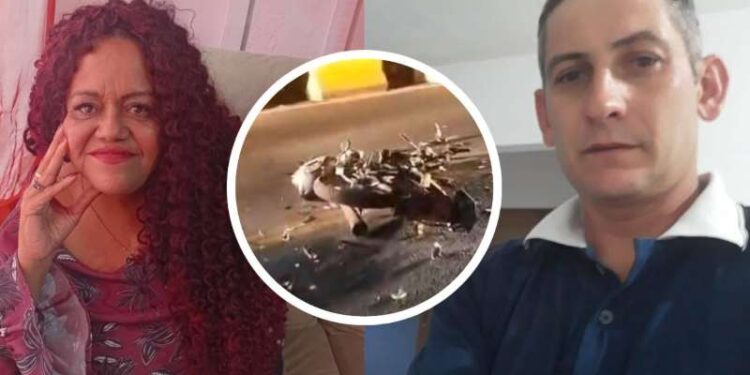 Casal morre em grave acidente de moto na BR-280