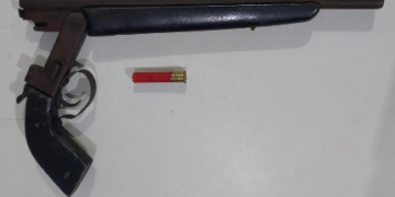 FORÇA TÁTICA DO 7º BPM APREENDE ESCOPETA ARTESANAL