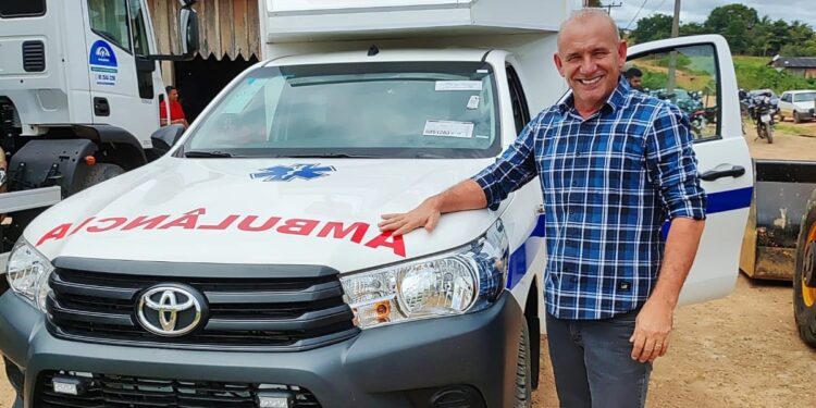 Nova Mamoré receberá terceira ambulância destinada pelo deputado Ezequiel Neiva