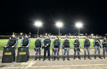 10º BATALHÃO DE POLÍCIA MILITAR REALIZA POLICIAMENTO NO CAMPEONATO RONDONIENSE DE FUTEBOL