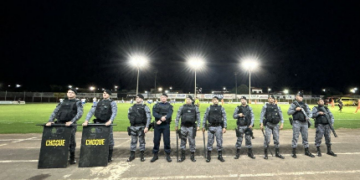 10º BATALHÃO DE POLÍCIA MILITAR REALIZA POLICIAMENTO NO CAMPEONATO RONDONIENSE DE FUTEBOL