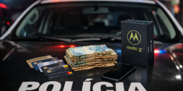 PM INTENSIFICA FISCALIZAÇÃO E ABORDA SUSPEITO COM OBJETOS SEM PROCEDÊNCIA COMPROVADA