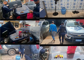 POLÍCIA MILITAR FRUSTRA FURTO NO LOTEAMENTO TROPICAL, RECUPERA BENS E LEVA SUSPEITOS À PRISÃO