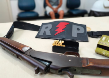 SUSPEITO DE ABUSO CONTRA MENOR É PRESO COM ARMA DE FOGO DURANTE AÇÃO DA POLÍCIA MILITAR