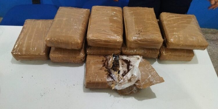 ABORDAGEM DA PMRO EM PASSAGEIRA DE ÔNIBUS APREENDE GRANDE QUANTIDADE DE ENTORPECENTES EM VILHENA