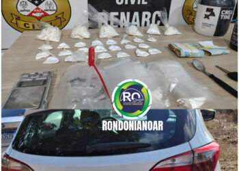 Operação Protetor das Fronteiras: Denarc prende traficante com cocaína e HB20 em Porto Velho