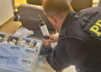PRF apreende vinhos estrangeiros e medicamentos sem registro na BR-020